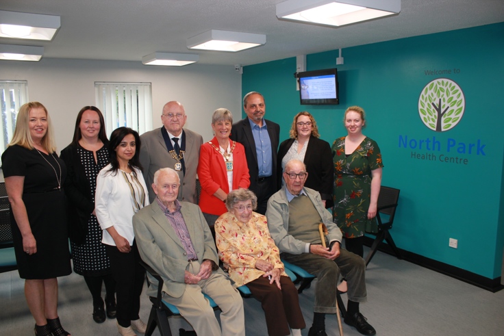 Patients and Workers together at North Park Health Centre 